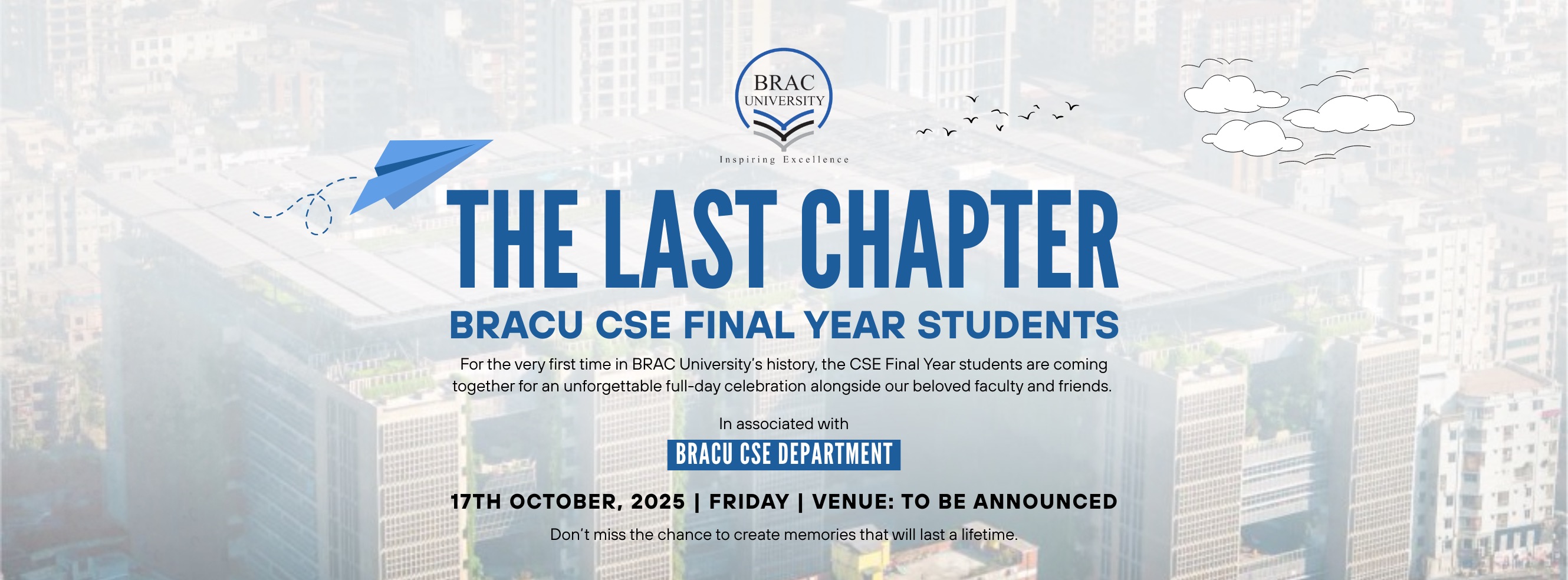 The Last Chapter Event Banner